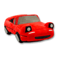 alt
Roter Miata MX5 Autoplüschtier, weiches Plüschauto-Kissen