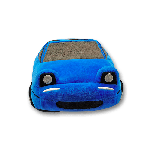 Autoplush Blue Miata Slippers Plush Toy Car Soft Pillow