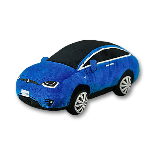 Autoplush Blue Model X Plushie Plush Toy Car Soft Pillow