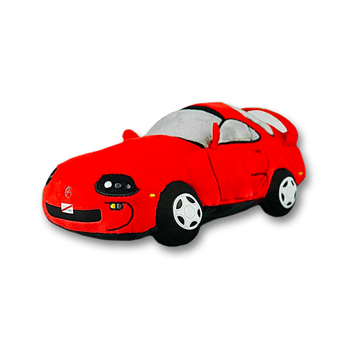 Autoplush Red Supra mk4 Plushie Plush Toy Car Soft Pillow