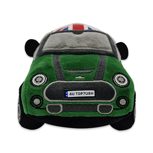 Autoplush Green The Mini Plushie Plush Toy Car Soft Pillow